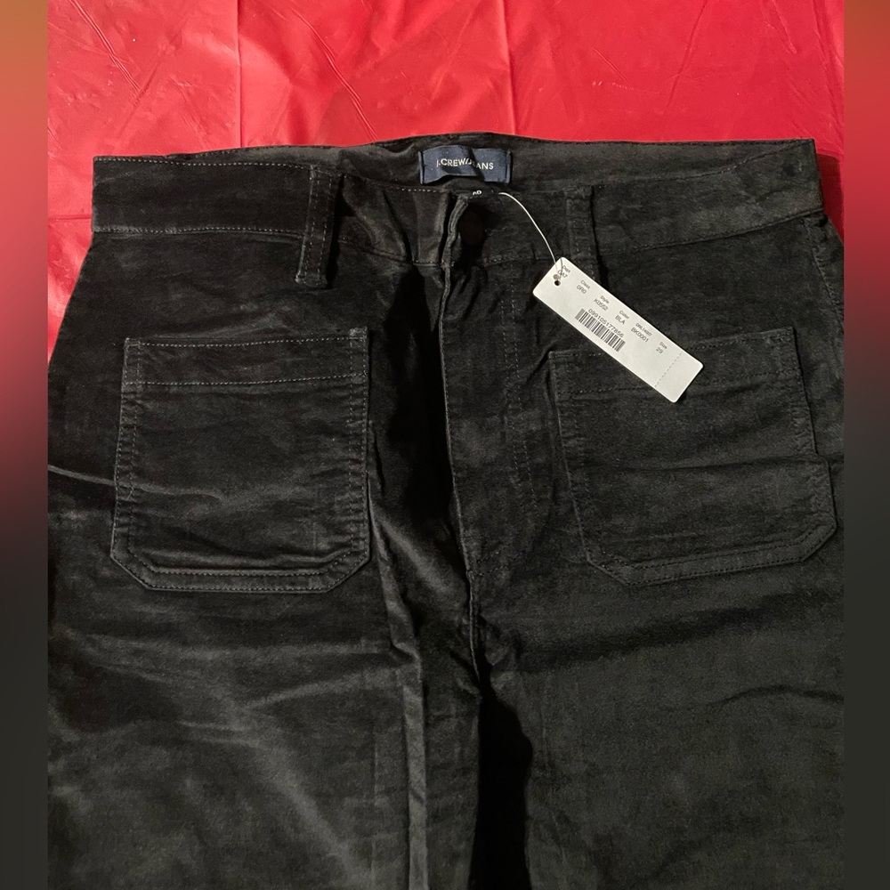 J.crew velour jean pants